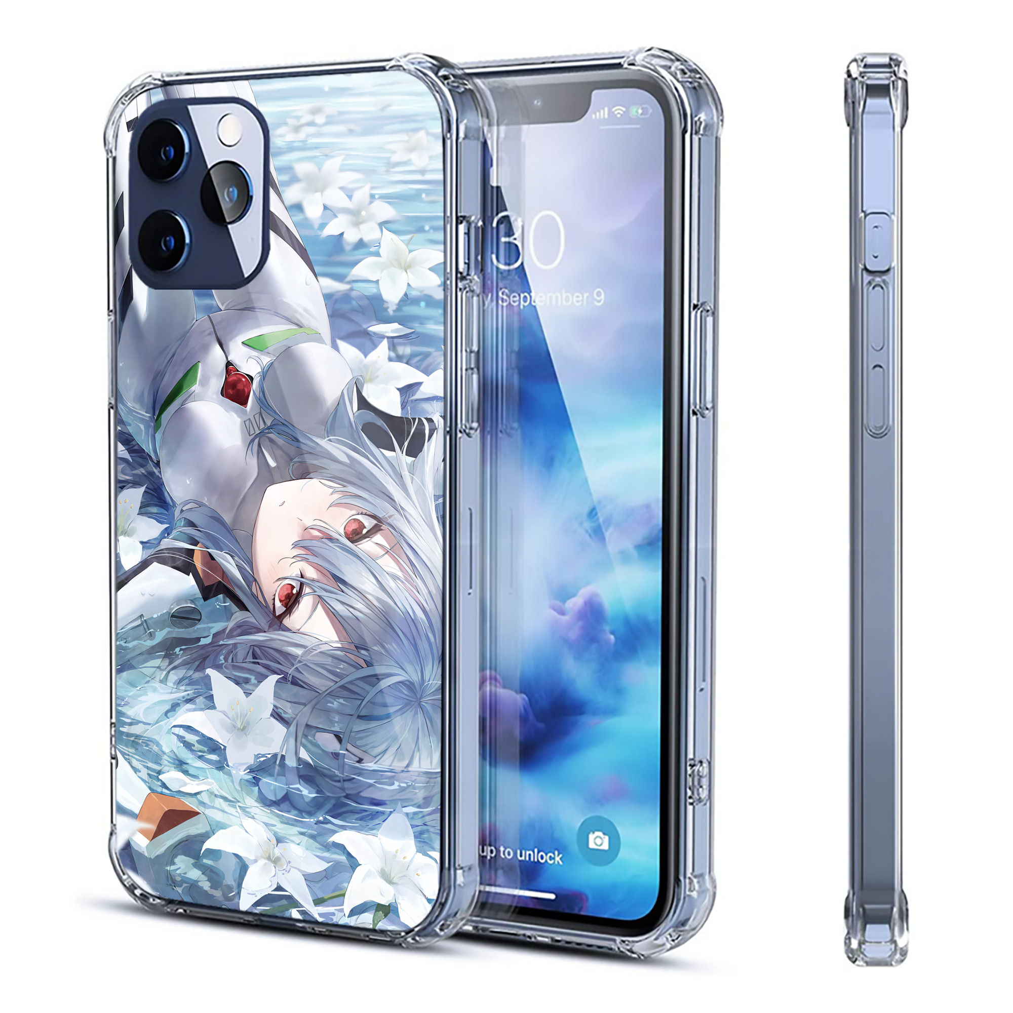 （画像用） EVA 新世紀エヴァンゲリオン 【iPhone 12シリーズ対応】透明スマホケース（クリアソフトケース）